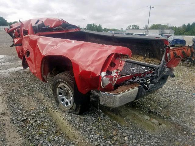 1GTEC14C08E107698 - 2008 GMC SIERRA C15 RED photo 3