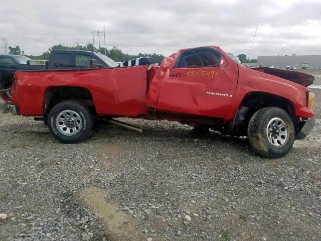 1GTEC14C08E107698 - 2008 GMC SIERRA C15 RED photo 9