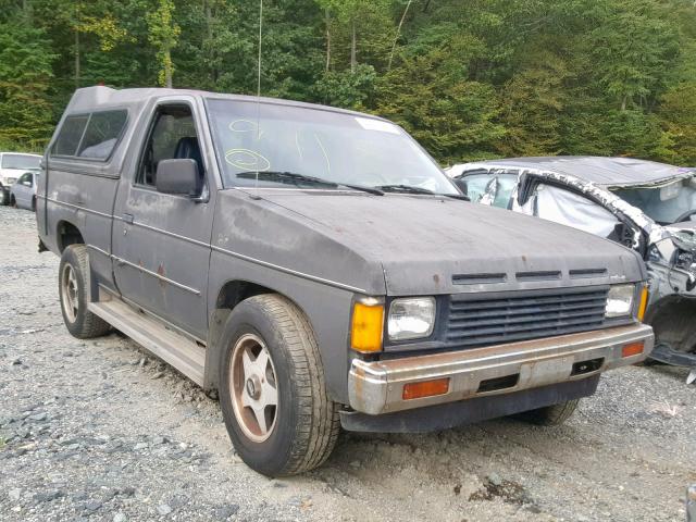 1N6ND11S6GC419475 - 1986 NISSAN D21 SHORT GRAY photo 1