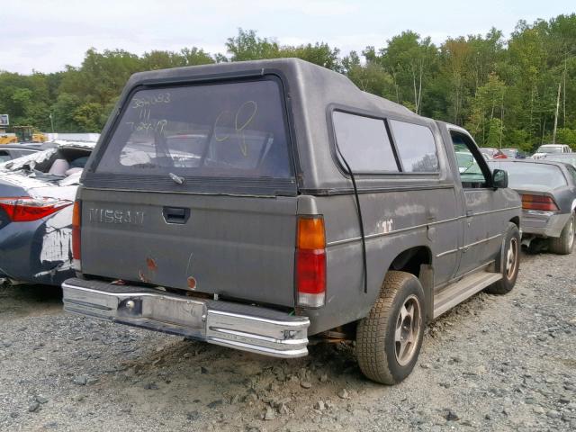 1N6ND11S6GC419475 - 1986 NISSAN D21 SHORT GRAY photo 4