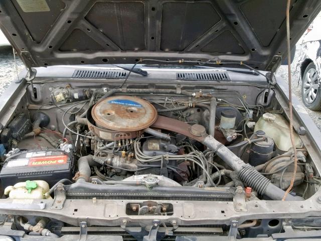 1N6ND11S6GC419475 - 1986 NISSAN D21 SHORT GRAY photo 7