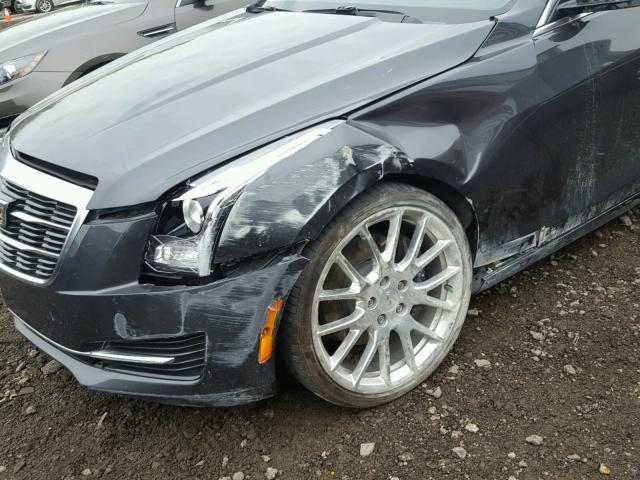 1G6AA5RX9H0174310 - 2017 CADILLAC ATS CHARCOAL photo 9