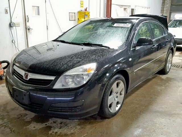 1G8ZS57N07F247147 - 2007 SATURN AURA XE BLACK photo 2