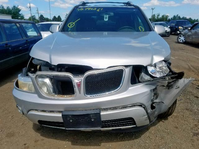 2CKDL63F266028418 - 2006 PONTIAC TORRENT SILVER photo 9