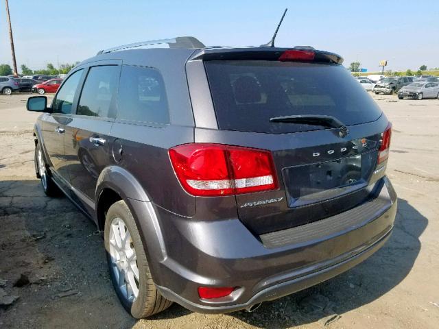 3C4PDCDGXET241201 - 2014 DODGE JOURNEY LI GRAY photo 3