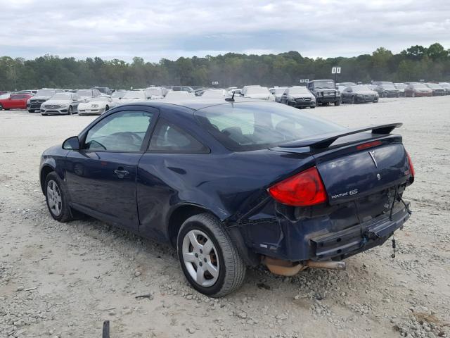 1G2AS18H997174222 - 2009 PONTIAC G5 BLUE photo 3