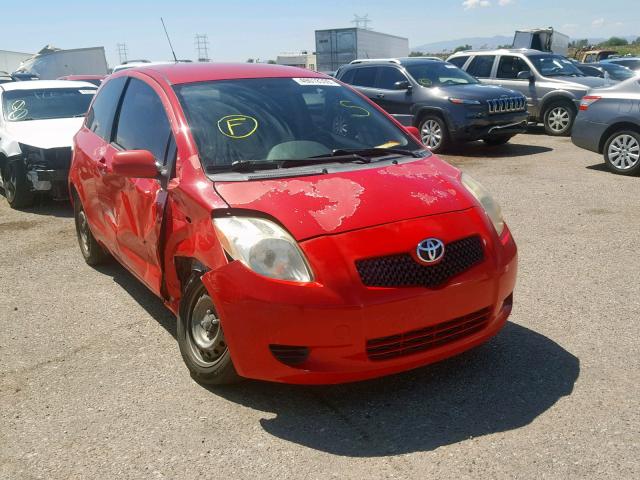 JTDJT923785139936 - 2008 TOYOTA YARIS RED photo 1