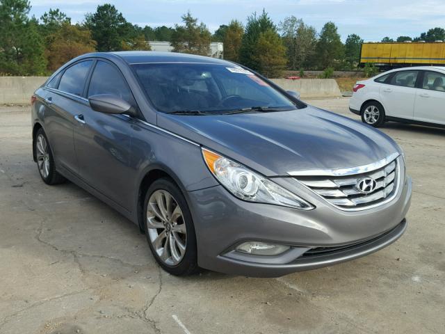 5NPEC4AC2CH386585 - 2012 HYUNDAI SONATA SE GRAY photo 1