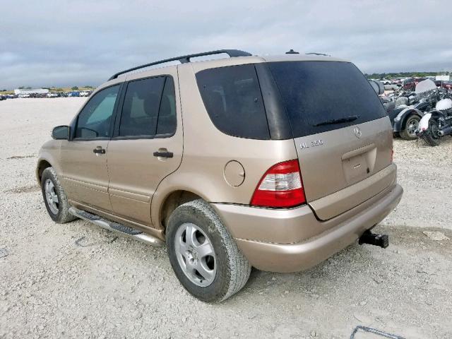 4JGAB57E24A512500 - 2004 MERCEDES-BENZ ML 350 GOLD photo 3