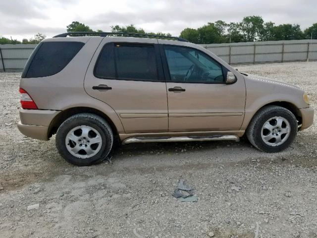 4JGAB57E24A512500 - 2004 MERCEDES-BENZ ML 350 GOLD photo 9