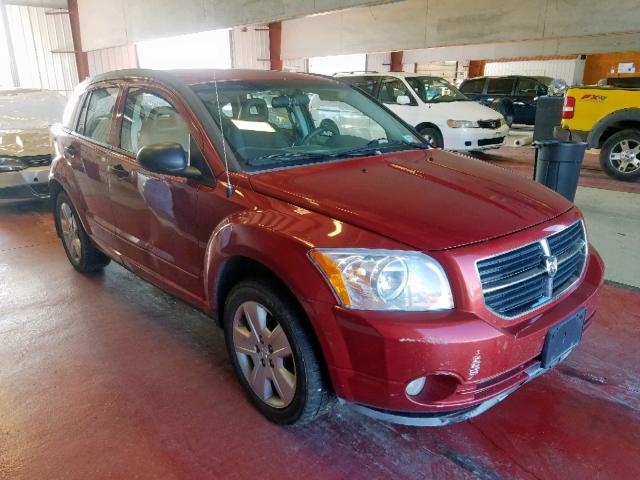 1B3HB48B47D248590 - 2007 DODGE CALIBER SX RED photo 1