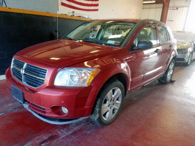 1B3HB48B47D248590 - 2007 DODGE CALIBER SX RED photo 2