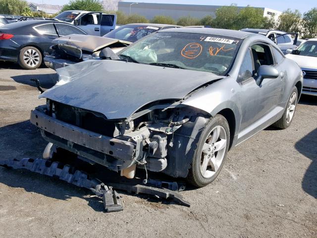 4A3AK24F47E008394 - 2007 MITSUBISHI ECLIPSE GS GRAY photo 2