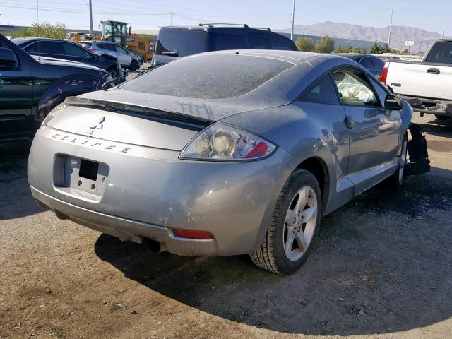 4A3AK24F47E008394 - 2007 MITSUBISHI ECLIPSE GS GRAY photo 4