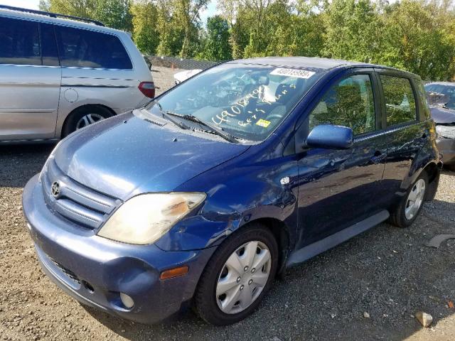 JTKKT624940075734 - 2004 TOYOTA SCION XA BLUE photo 2