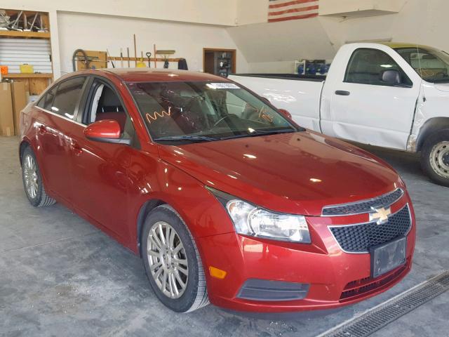 1G1PK5SC2C7130671 - 2012 CHEVROLET CRUZE ECO BURGUNDY photo 1