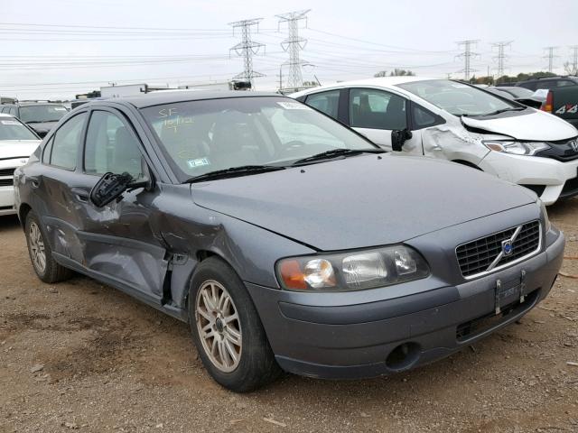 YV1RS61T542365968 - 2004 VOLVO S60 CHARCOAL photo 1