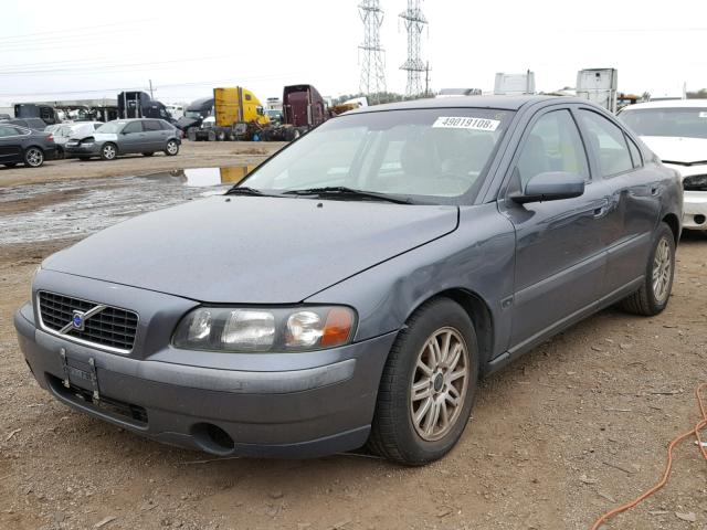YV1RS61T542365968 - 2004 VOLVO S60 CHARCOAL photo 2