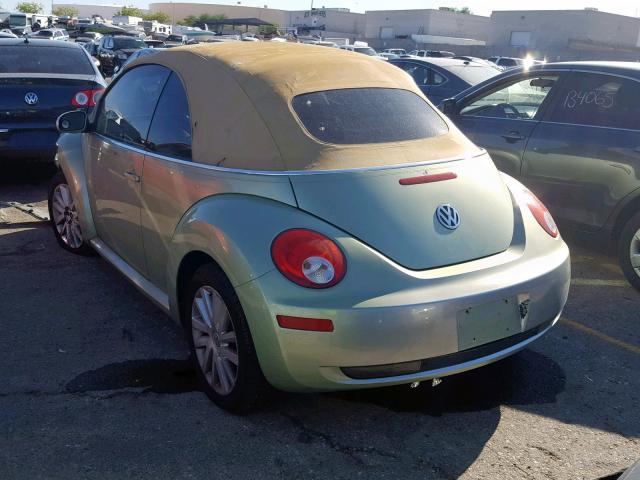 3VWRG31Y29M402652 - 2009 VOLKSWAGEN NEW BEETLE მწვანე ფოტო 3
