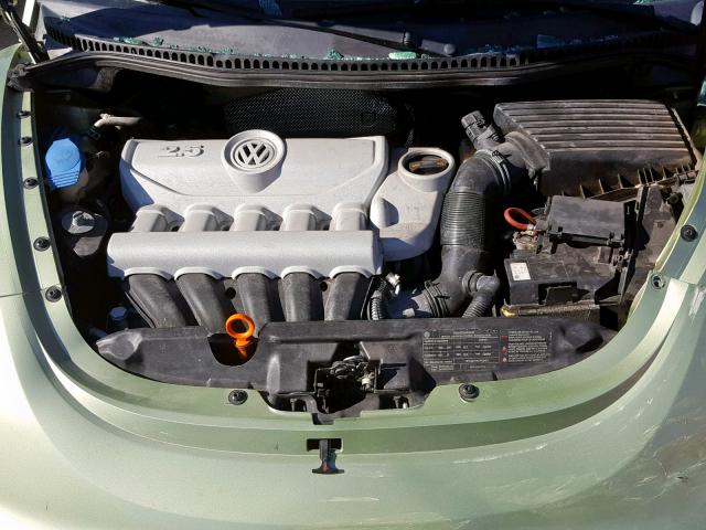 3VWRG31Y29M402652 - 2009 VOLKSWAGEN NEW BEETLE მწვანე ფოტო 7