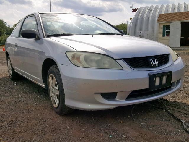 1HGEM21144L062097 - 2004 HONDA CIVIC DX V SILVER photo 1