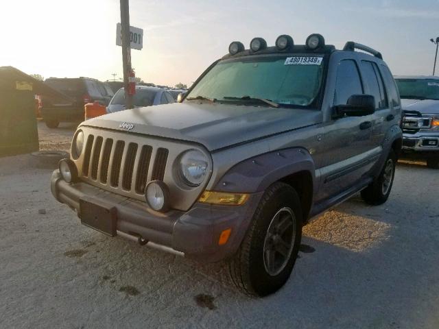 1J4GL38K85W632479 - 2005 JEEP LIBERTY RE BEIGE photo 2