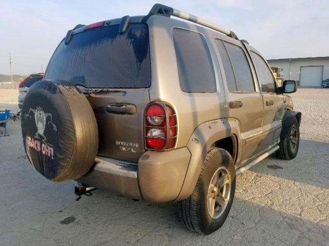 1J4GL38K85W632479 - 2005 JEEP LIBERTY RE BEIGE photo 4