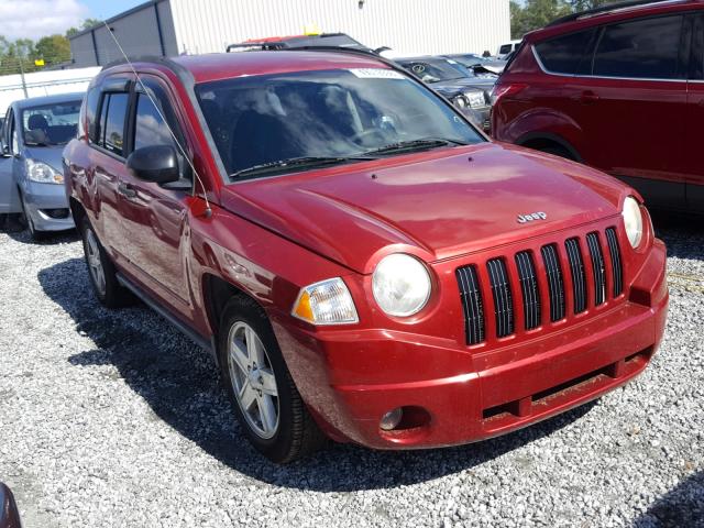 1J4FT47AX9D139950 - 2009 JEEP COMPASS SP RED photo 1