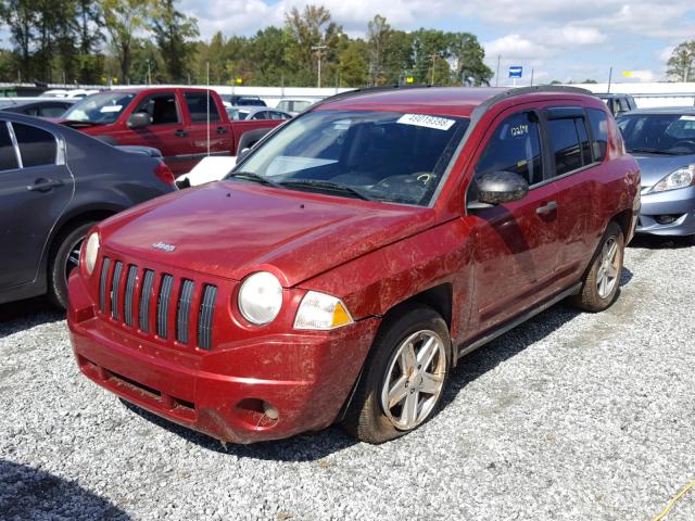 1J4FT47AX9D139950 - 2009 JEEP COMPASS SP RED photo 2