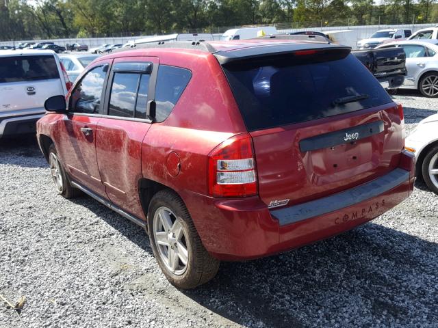 1J4FT47AX9D139950 - 2009 JEEP COMPASS SP RED photo 3