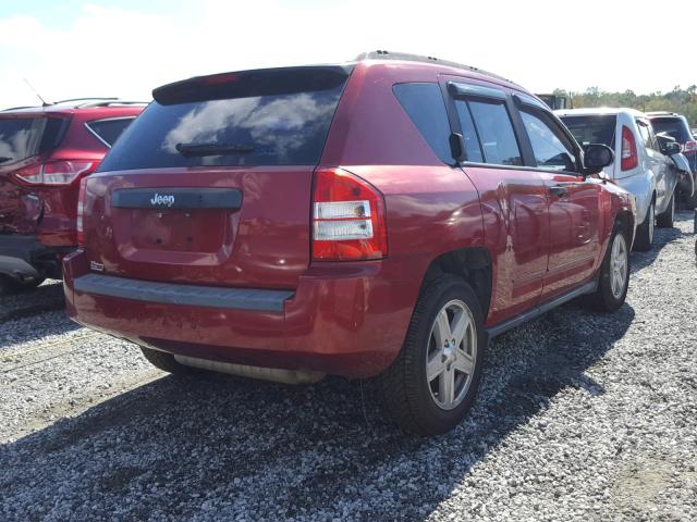 1J4FT47AX9D139950 - 2009 JEEP COMPASS SP RED photo 4