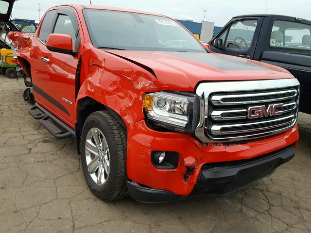 1GTH6CEN9H1270373 - 2017 GMC CANYON SLE RED photo 1