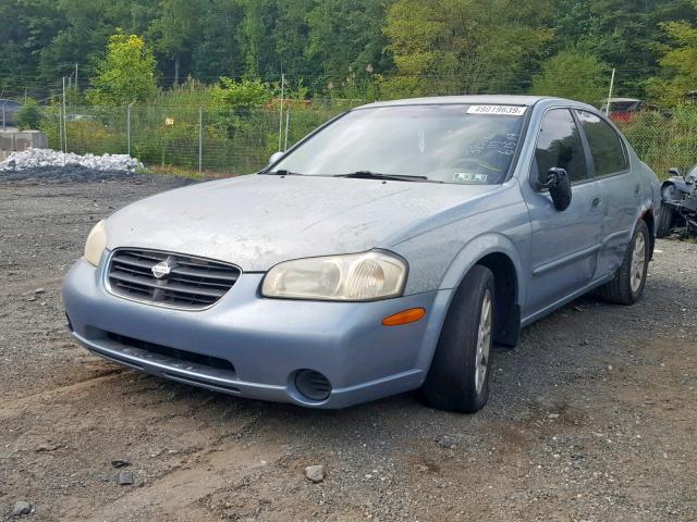 JN1CA31D61T606001 - 2001 NISSAN MAXIMA GXE TEAL photo 2