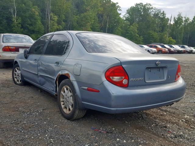 JN1CA31D61T606001 - 2001 NISSAN MAXIMA GXE TEAL photo 3