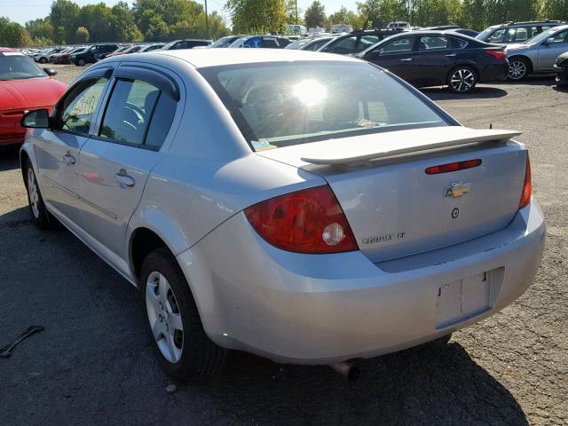 1G1AL55F277210468 - 2007 CHEVROLET COBALT LT SILVER photo 3