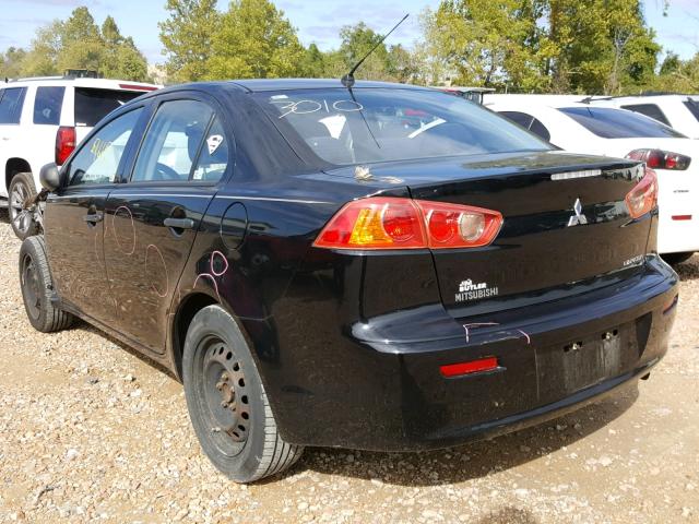 JA3AU16U09U045176 - 2009 MITSUBISHI LANCER DE BLACK photo 3