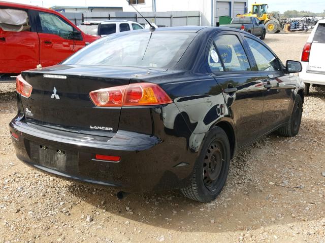 JA3AU16U09U045176 - 2009 MITSUBISHI LANCER DE BLACK photo 4