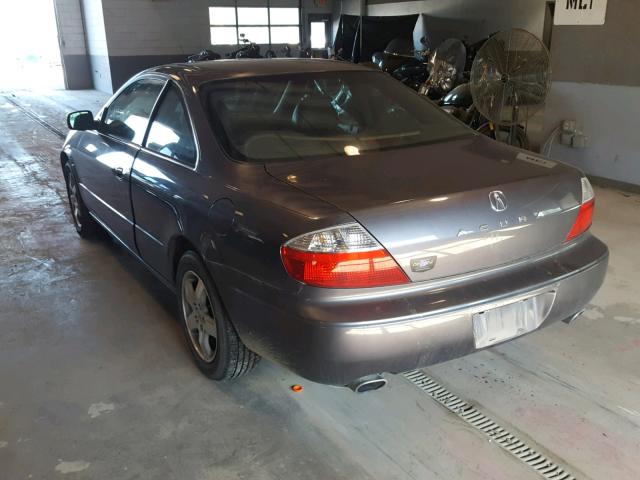 19UYA42403A010728 - 2003 ACURA 3.2CL GRAY photo 3