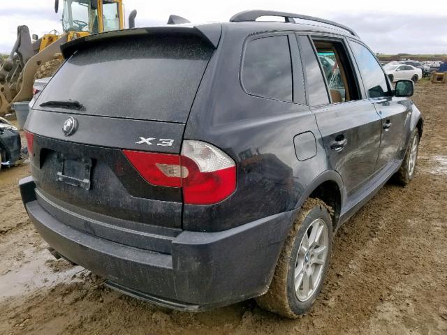 WBXPA73406WC53091 - 2006 BMW X3 2.5I BLACK photo 4