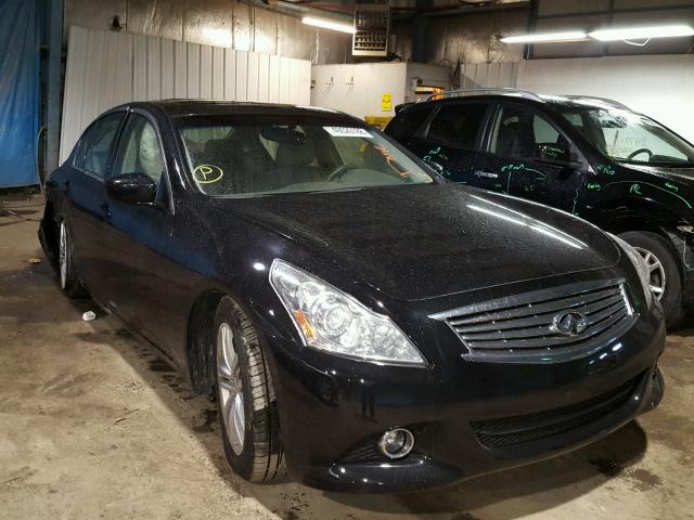 JN1DV6AR9CM860806 - 2012 INFINITI G25 BLACK photo 1