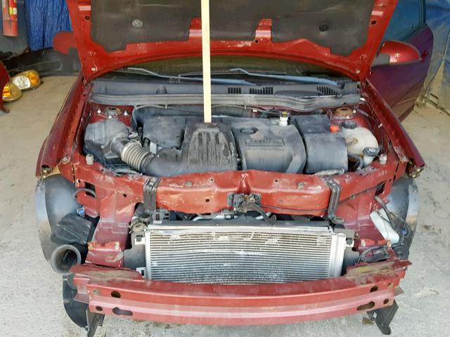 1G1AT18H597158407 - 2009 CHEVROLET COBALT LT BURGUNDY photo 7