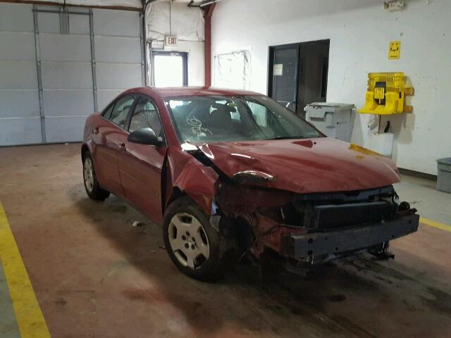 1G2ZF55B064244492 - 2006 PONTIAC G6 SE RED photo 1