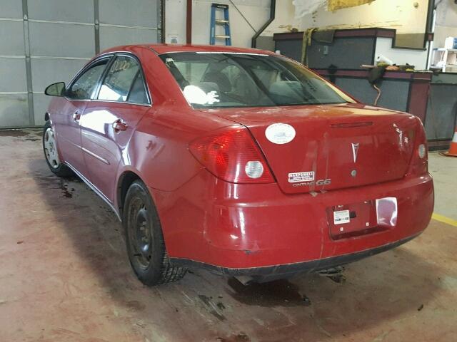 1G2ZF55B064244492 - 2006 PONTIAC G6 SE RED photo 3