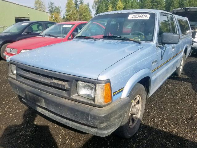 JM2UF3130J0349196 - 1988 MAZDA B2200 CAB BLUE photo 2