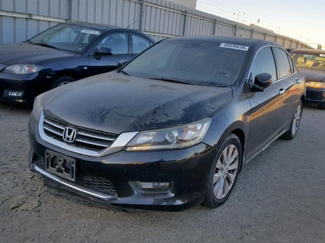 1HGCR2F84EA173437 - 2014 HONDA ACCORD EXL BLACK photo 2