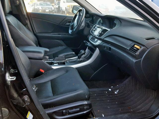 1HGCR2F84EA173437 - 2014 HONDA ACCORD EXL BLACK photo 5