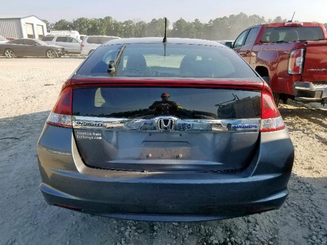 JHMZE2H52DS000837 - 2013 HONDA INSIGHT LX GRAY photo 9