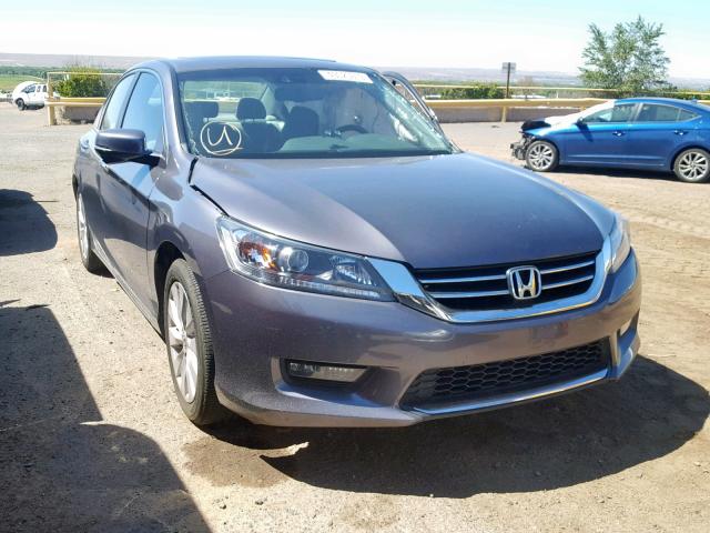 1HGCR2F82EA260883 - 2014 HONDA ACCORD EXL GRAY photo 1