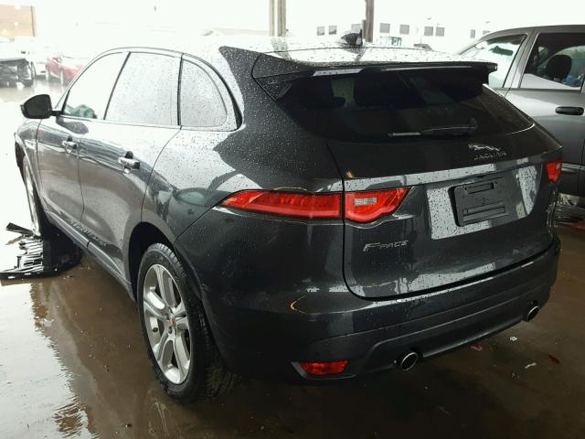 SADCL2BV3HA059174 - 2017 JAGUAR F-PACE R - GRAY photo 3