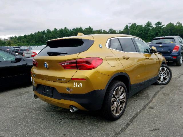 WBXYJ5C37JEF72423 - 2018 BMW X2 XDRIVE2 GOLD photo 4